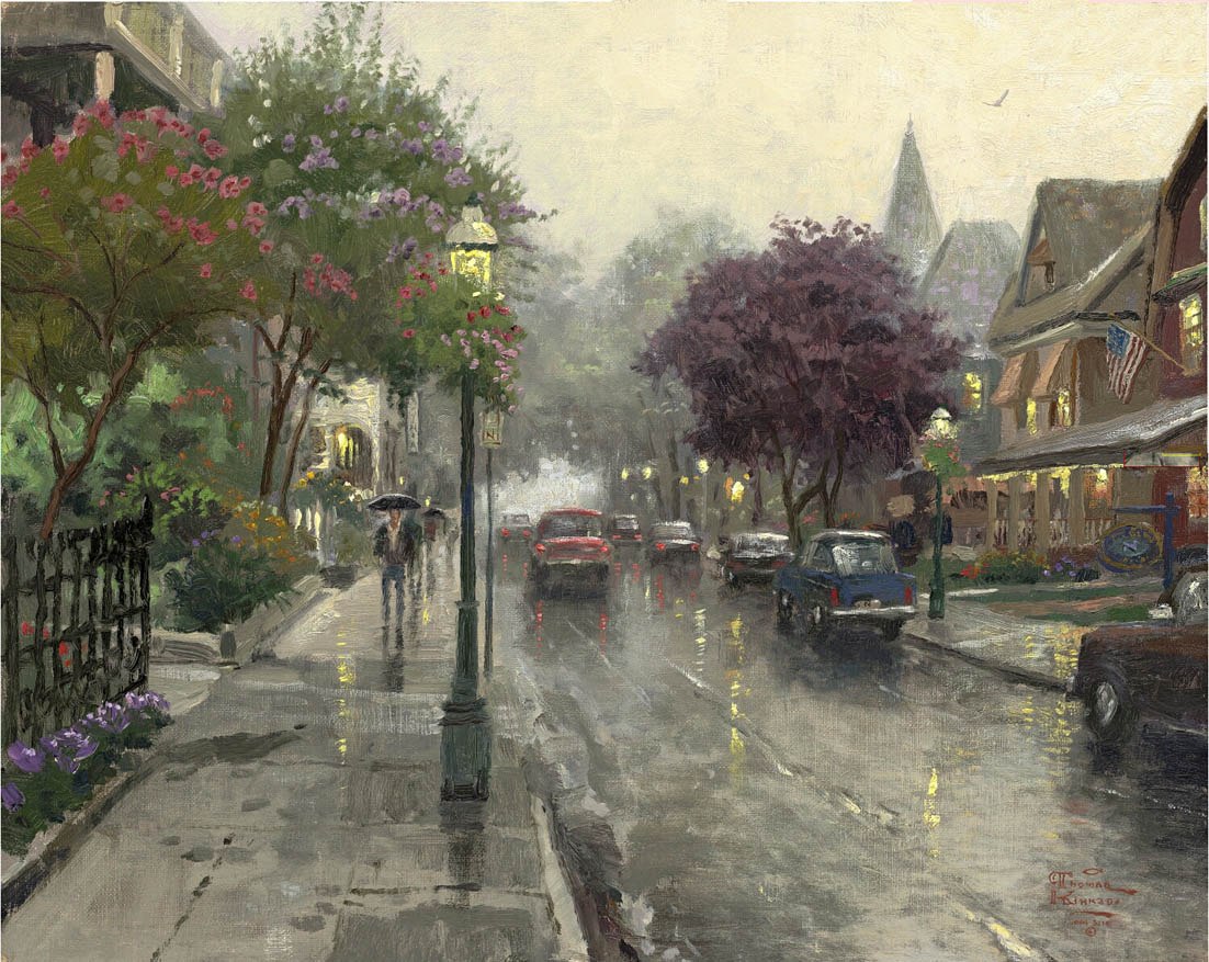 Thomas Kinkade Jackson Street, Cape May